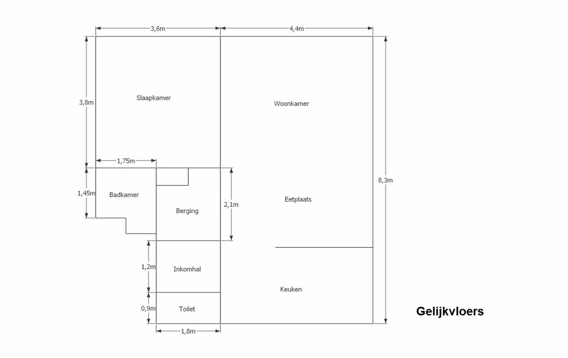 Appartement met tuin te koop in Aalst