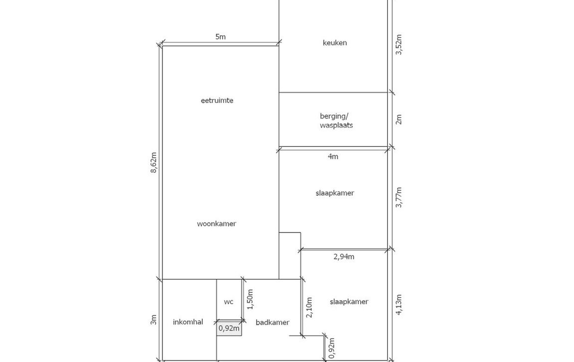 Gelijkvloerse verd. + tuin te koop in Wetteren