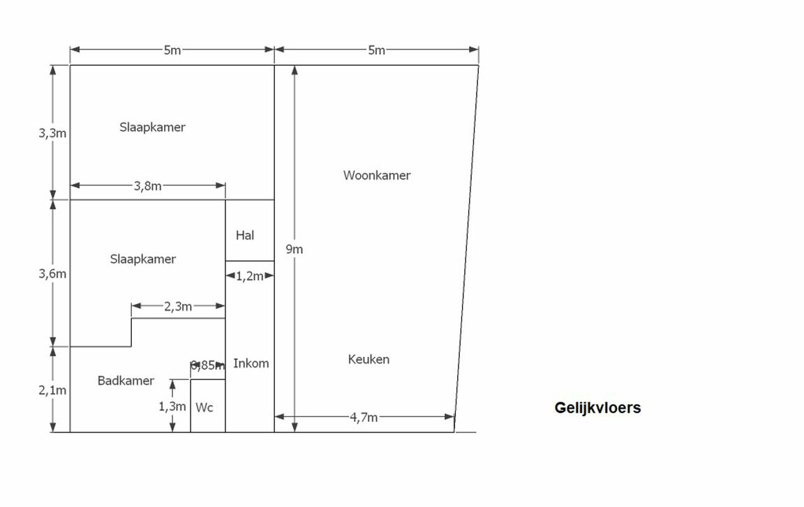 Gelijkvloerse verdieping te koop in Hofstade